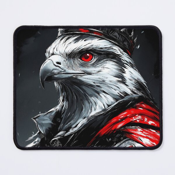 Item preview, Falcon Crimson Warrior Crowned Red Avian Royal designed and sold by earlobejerk.