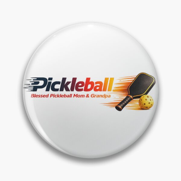 Item preview, Blessed Pickleball Mom and Grandpa Fast Speed Motion Sports Graphic designed and sold by Dinaelsherkawy.