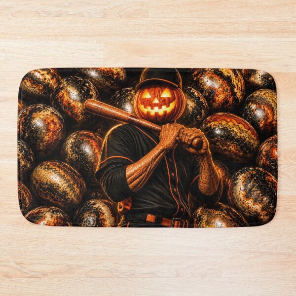 Item preview, Headless Horseman Baseball Legend – Gothic Halloween Sports Art designed and sold by TheHorsemanRidesAgain.