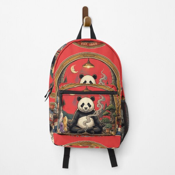 Item preview, Namaste Only - Zen Panda Meditation & Vintage Yoga Badge Art designed and sold by SupernovaNote.