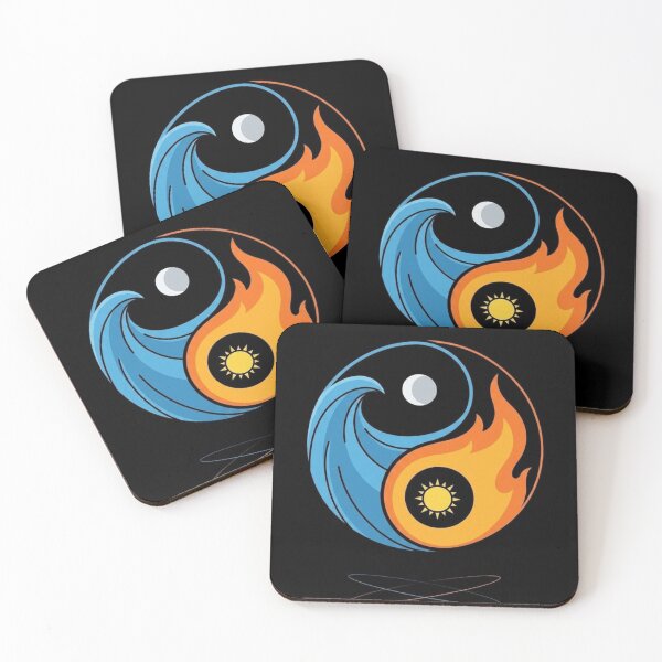 Item preview, Water and Fire Yin Yang designed and sold by MysticVargas.