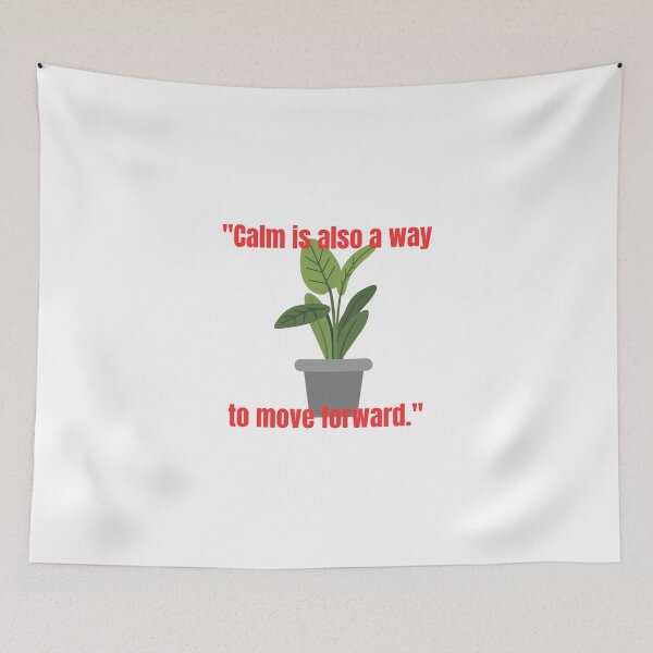 Item preview, Calm is also a way to move forward - Minimalist Aesthetic designed and sold by ViralStickShop.