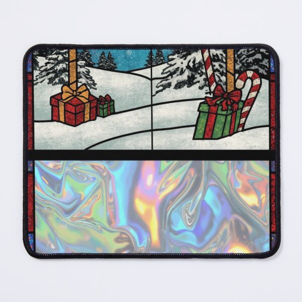 Item preview, Christmas Stained Glass: Candy Canes and Moon designed and sold by BriSher.