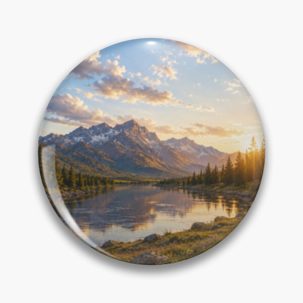 Item preview, Mountain Lake Nature Shirt – Peaceful Landscape Adventure – Nature Lover Gift designed and sold by Creativedes786.