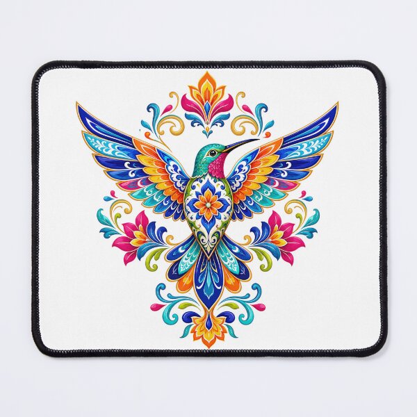 Item preview, Floral Hummingbird Spirit designed and sold by syotos-ai.