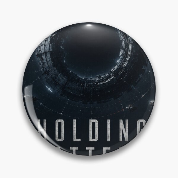 Item preview, Holding Pattern Book Cover Poster | Dark Sci-Fi Space Gate and Starship Wall Art designed and sold by Element Horizon Studio.