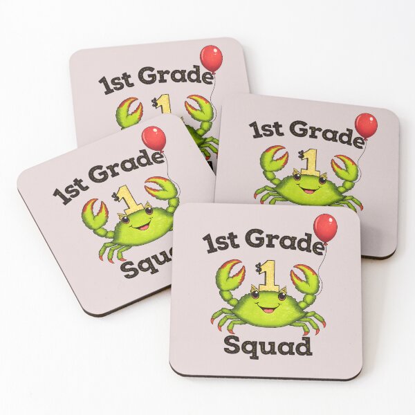 Item preview, 1st Grade Squad Crab Kids Back to School designed and sold by Lozarux.