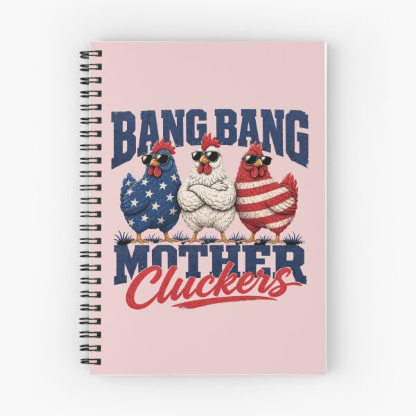 Item preview, Bang Bang Mother Cluckers Funny Patriotic Farm Patriotic Chicken USA Flag Fourth of July Gift Shirt T-Shirt designed and sold by StyleGuru.