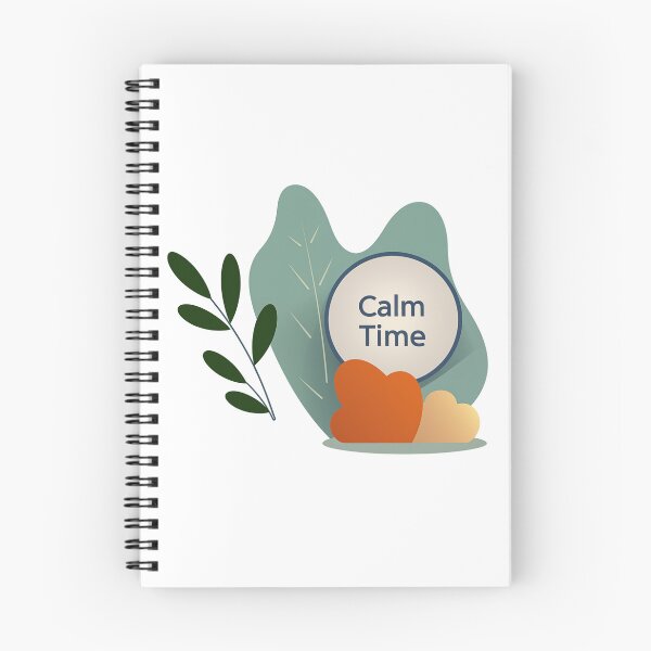 Item preview, Calm Time Heart Minimalist Mindfulness designed and sold by FWLKIT.