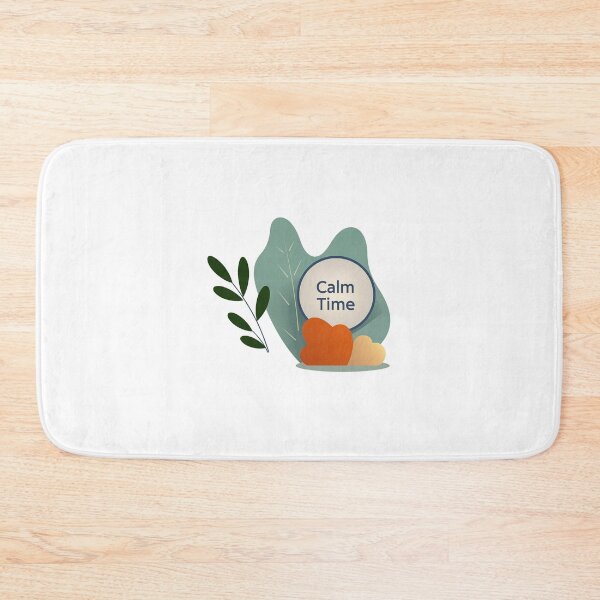 Item preview, Calm Time Heart Minimalist Mindfulness designed and sold by FWLKIT.
