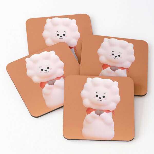 Item preview, Cute 3D Fluffy White Alpaca - Kawaii Clay Chibi Animal Sticker designed and sold by Billy Morfo™.