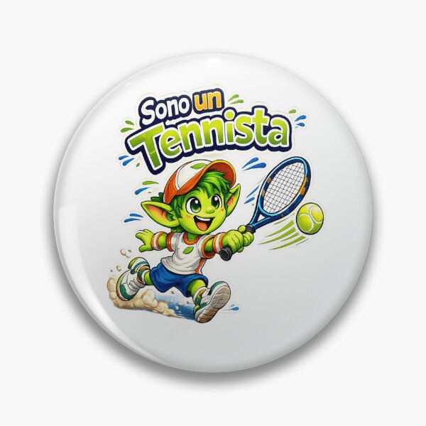 Item preview, Titolo Sono un Tennista | Cute Green Elf Tennis Player Funny Sports Design designed and sold by RipantinaFantasy .