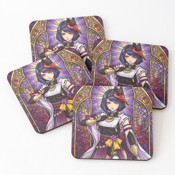 Item preview, Stained Glass Kujou Sara designed and sold by Thunderbelts.