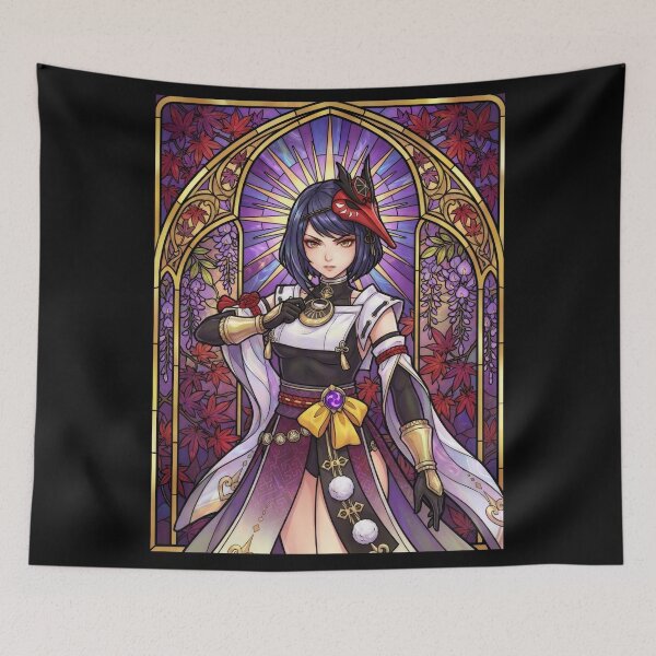 Item preview, Stained Glass Kujou Sara designed and sold by Thunderbelts.