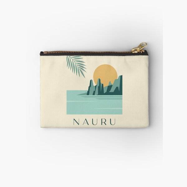 Item preview, Vintage Nauru Minimalist Island Travel Poster designed and sold by DuckOddity.