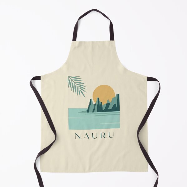 Item preview, Vintage Nauru Minimalist Island Travel Poster designed and sold by DuckOddity.