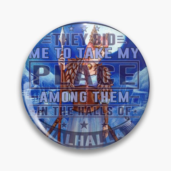 Item preview, Ice Blue Freya painting with words overlaid They Call to Me they bid me to take my place among them in the halls of Valhalla where the brave may live forever designed and sold by Lori Richardson.