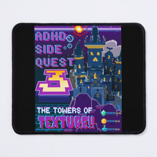 Item preview, ADHD SIDE QUEST 3 - THE TOWERS OF TEXTURE designed and sold by JDY Studio Designs.