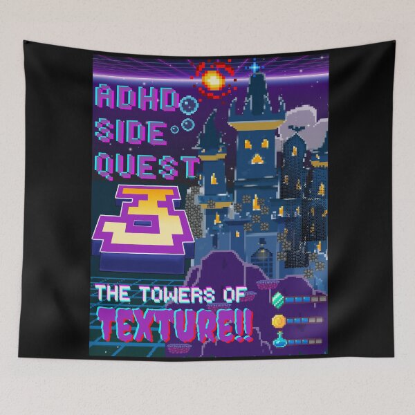 Item preview, ADHD SIDE QUEST 3 - THE TOWERS OF TEXTURE designed and sold by JDY Studio Designs.