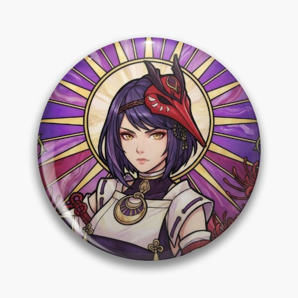 Item preview, Stained Glass Kujou Sara designed and sold by Thunderbelts.
