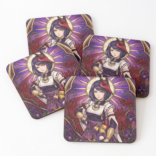 Item preview, Stained Glass Kujou Sara designed and sold by Thunderbelts.