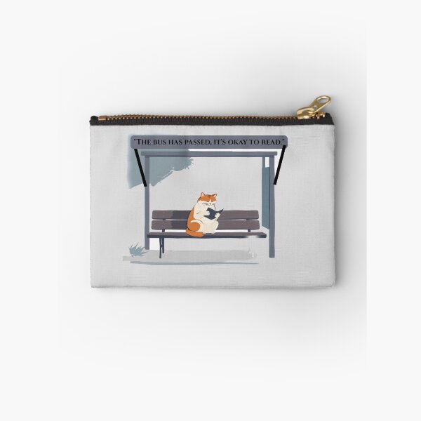 Item preview, Funny Introvert Reader Cat - The Bus Has Passed It's Okay To Read designed and sold by hoodiehood.