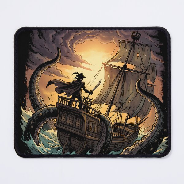 Item preview, Sea of Thieves Pirate Ship Gaming Tee designed and sold by Senpaiwaves.