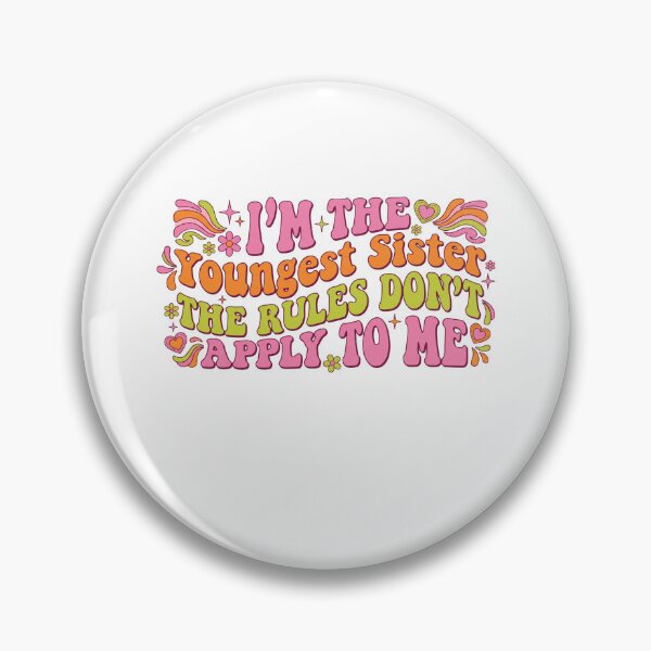 Item preview, Groovy Youngest Sister Rules designed and sold by Soren Graft.
