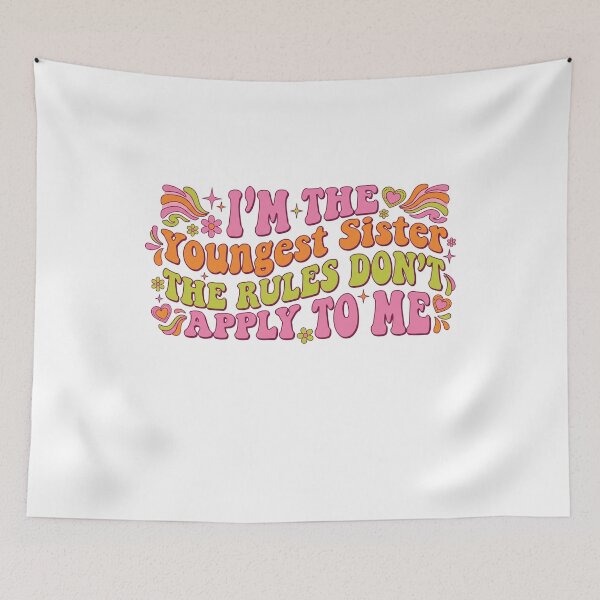 Item preview, Groovy Youngest Sister Rules designed and sold by Soren Graft.