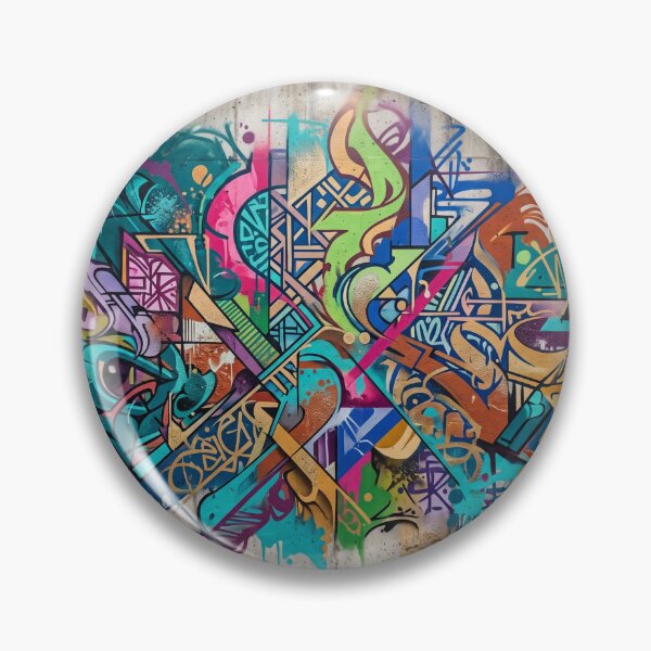 Item preview, Abstract Urban Graffiti Wall Art Design designed and sold by rich-moda.