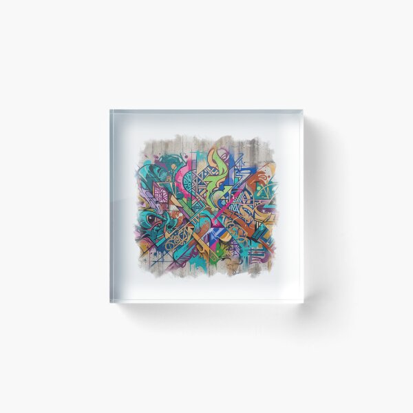 Item preview, Abstract Urban Graffiti Wall Art Design designed and sold by rich-moda.