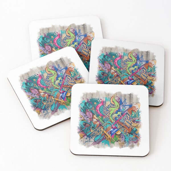 Item preview, Abstract Urban Graffiti Wall Art Design designed and sold by rich-moda.