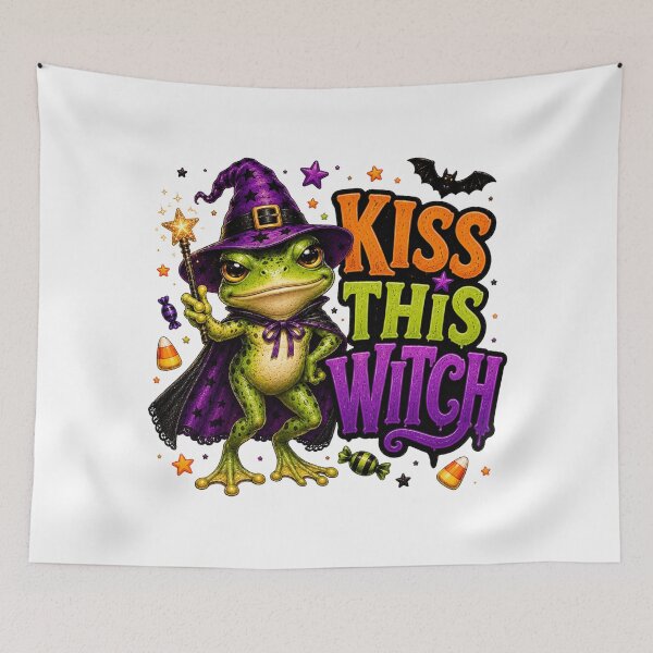 Item preview, Kiss This Witch Frog designed and sold by HippyRikky.
