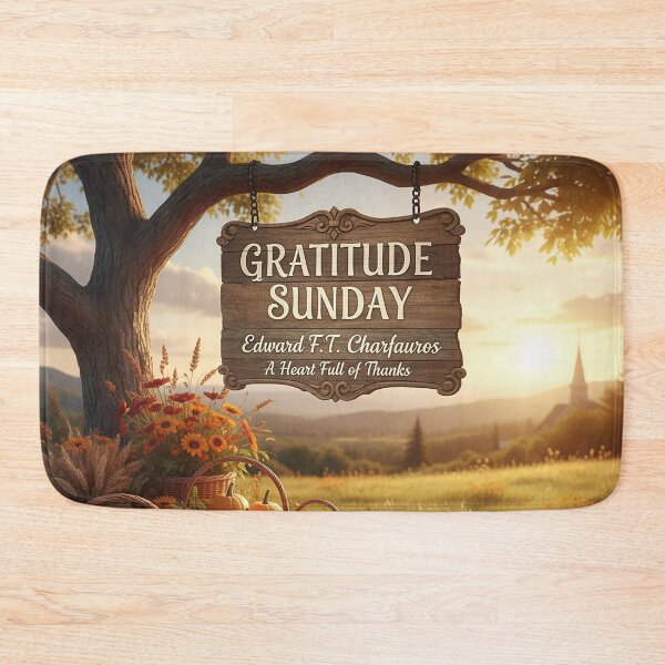 Item preview, Gratitude Sunday at Golden Light designed and sold by BlissBlvdShop.