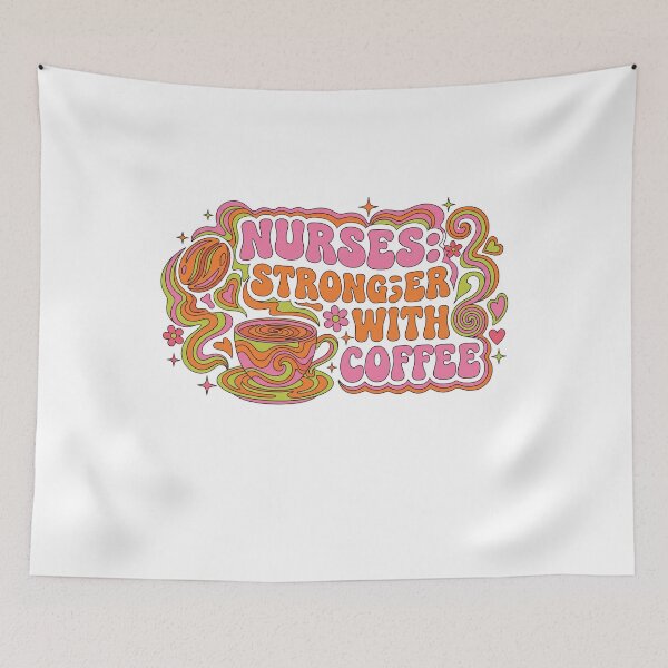 Item preview, Psychedelic Nurses Stronger With Coffee designed and sold by Soren Graft.