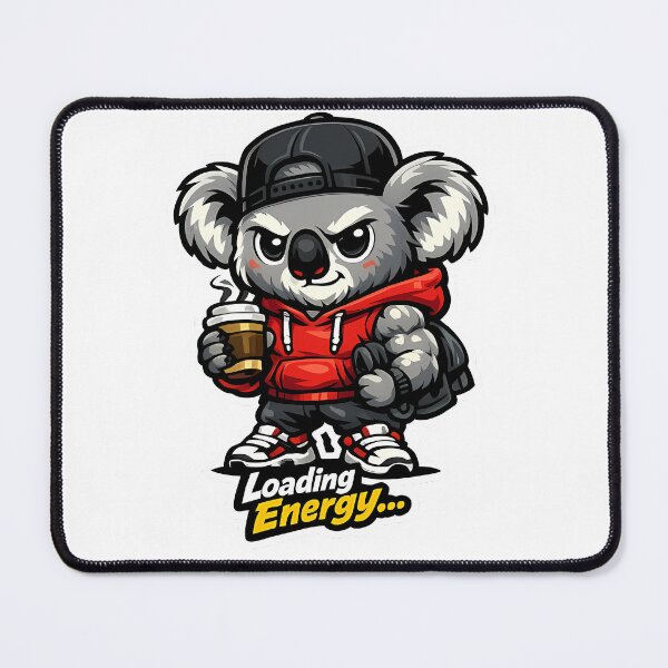 Item preview, Loading Energy... Coffee Koala – Funny Pre Workout Gym Design designed and sold by Aesthicer.