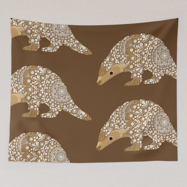 Item preview, Intricate Pangolin Mandala Boho Lace Animal designed and sold by Karin Taylor.