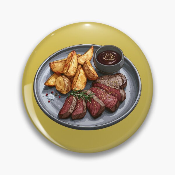 Artikelvorschau, Steak und Kartoffelecken entworfen und verkauft von sakurashorty.