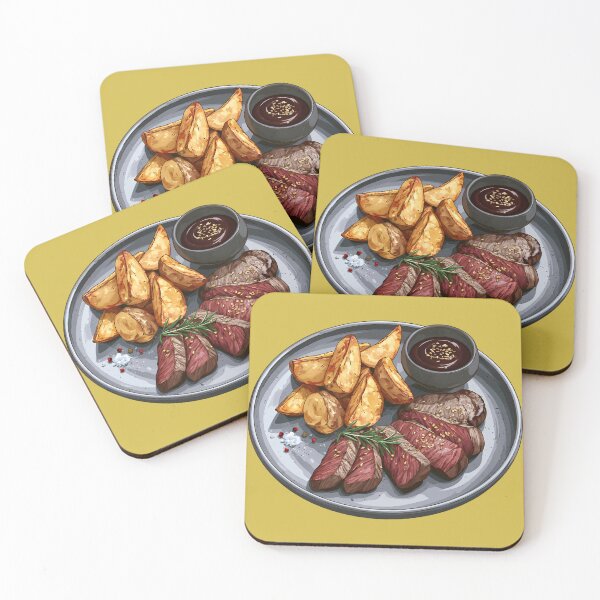 Item preview, Steak and Potato Wedges designed and sold by sakurashorty.