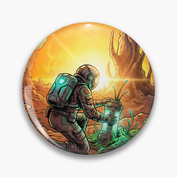 Item preview, The Planet Crafter Sci Fi Terraforming Tee designed and sold by Senpaiwaves.