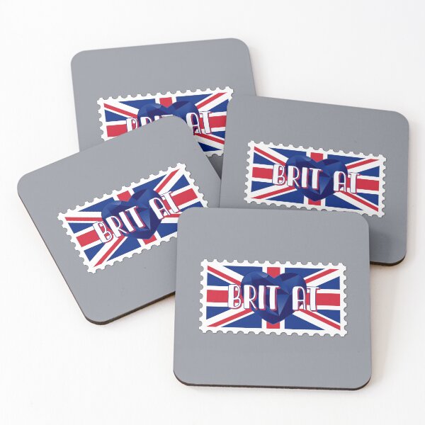Artikelvorschau, Brit at Heart (on Grey) entworfen und verkauft von PawsitiveMum3.