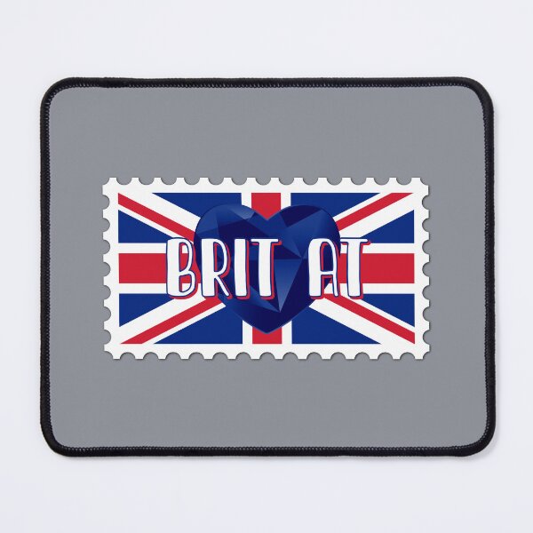 Item preview, Brit at Heart (on Grey) designed and sold by PawsitiveMum3.