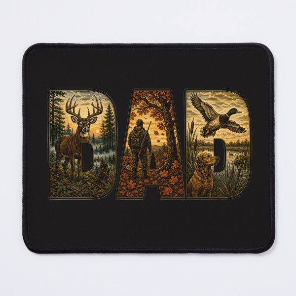 Item preview, DAD Hunting Outdoor Nature Art designed and sold by Lozarux.