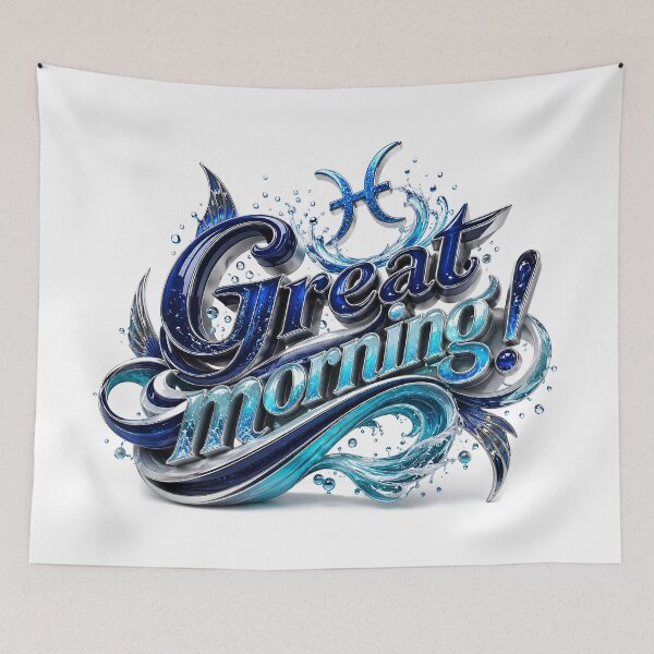 Item preview, Tidal Resolve Great Morning! designed and sold by BlissBlvdShop.