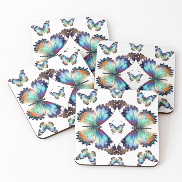 Item preview, Beautiful Little Jewel Butterfly Pattern of Nine designed and sold by Wrybird.