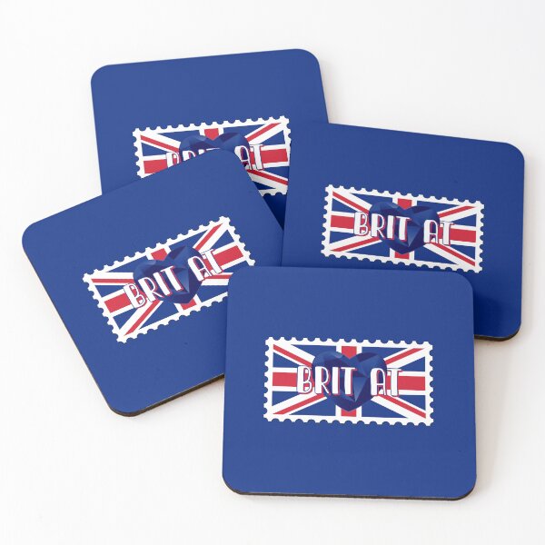 Item preview, Brit at Heart (on Navy) designed and sold by PawsitiveMum3.