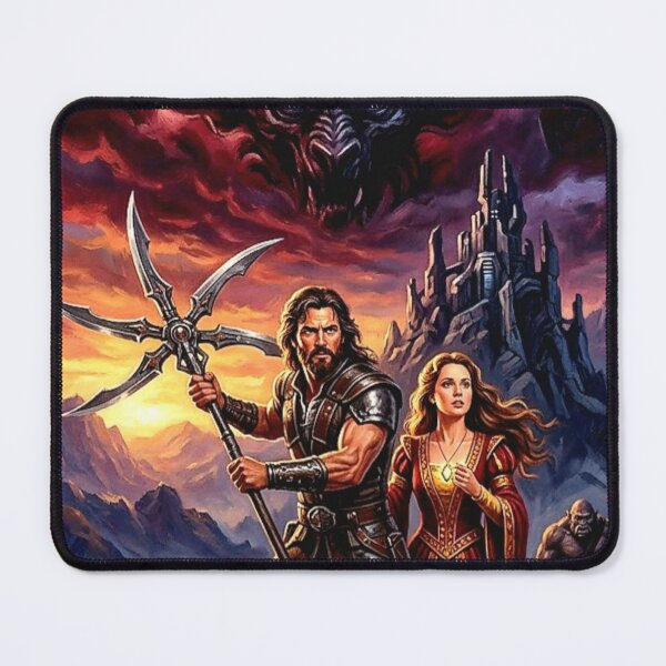 Item preview, Krull Retro Sci-Fi Fantasy Adventure Tribute Art Movie Poster designed and sold by Art's Diner.