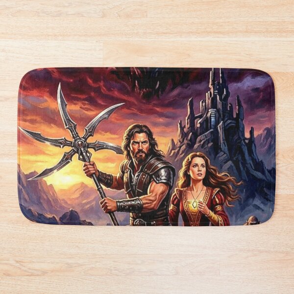 Item preview, Krull Retro Sci-Fi Fantasy Adventure Tribute Art Movie Poster designed and sold by Art's Diner.