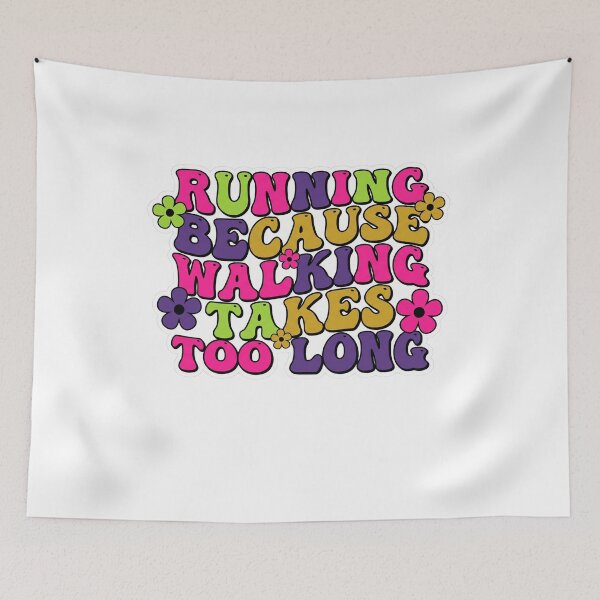 Item preview, Groovy Running Because Walking designed and sold by Soren Graft.