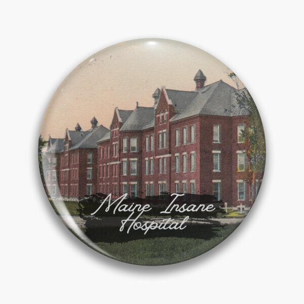 Item preview, Maine Insane Hospital Cursive Caption designed and sold by GhostlyWorld.